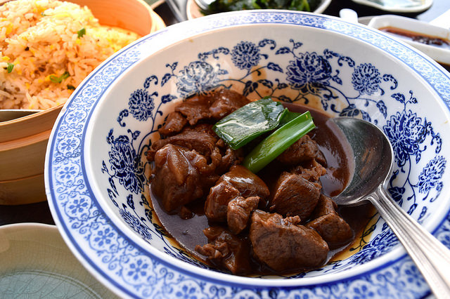 Braised Beef Shanks with Ginger & Onion Sauce at Hutong, The Shard | www.rachelphipps.com @rachelphipps