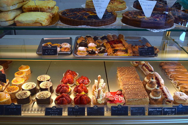 Mini French Pastries in Combourg, Brittany | www.rachelphipps.com @rachelphipps
