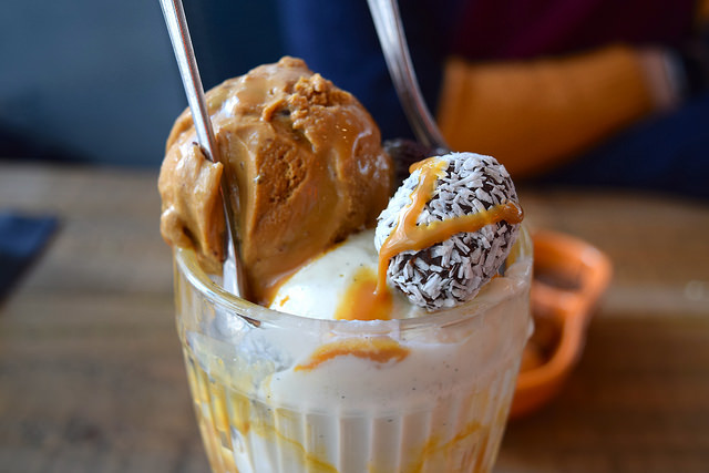 Ice Cream Sundae with Homemade Truffles at Cabana, Covent Garden | www.rachelphipps.com @rachelphipps