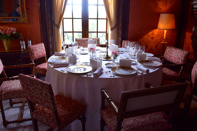 Dining Room Table at Chateau de la Treyne | www.rachelphipps.com @rachelphipps