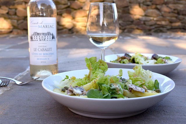 Anchovy, Caper & Potato Salads with French Vinaigrette | www.rachelphipps.com @rachelphipps