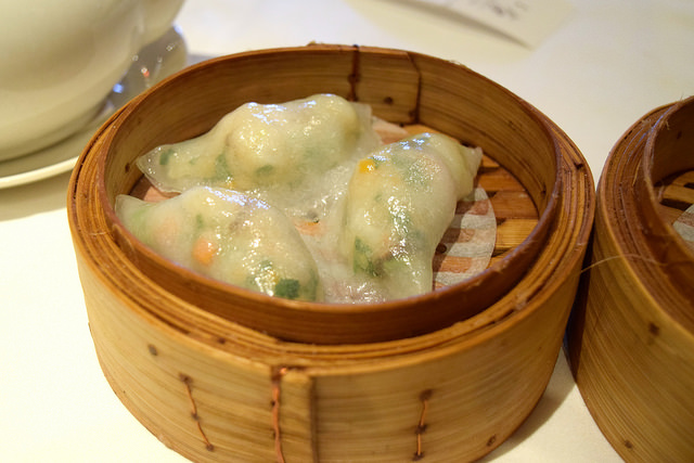 Prawn & Coriander Dumplings at Royal China, Baker Street | www.rachelphipps.com @rachelphipps