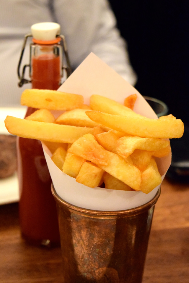Triple Cooked Chips and Homemade Ketchup at Hawksmoor, Knightsbridge | www.rachelphipps.com @rachelphipps