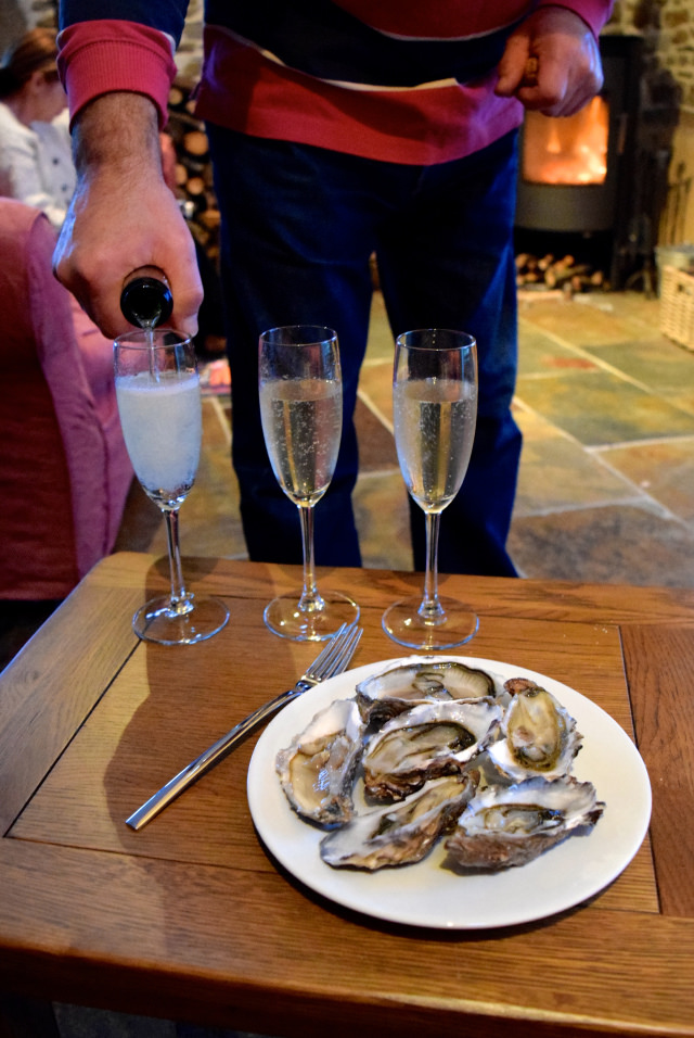 Champagne and Local Oysters | www.rachelphipps.com @rachelphipps