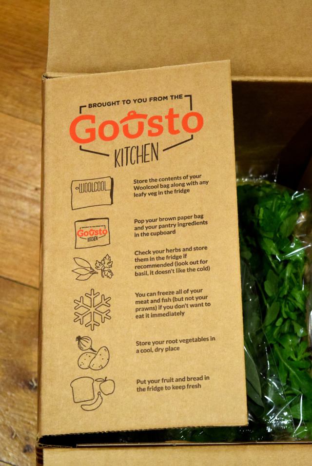 Gousto Recipe Box Packaging | www.rachelphipps.com @rachelphipps