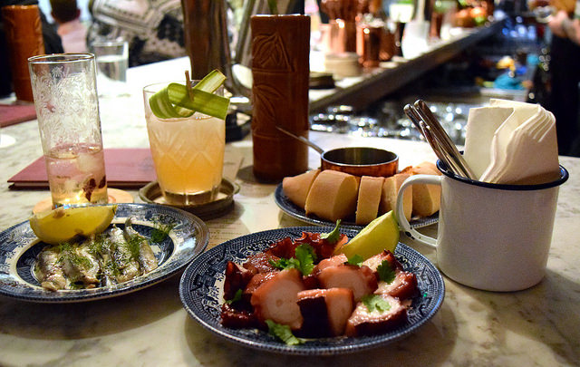 Cocktails and Bar Snacks at Merchant House, The City | www.rachelphipps.com @rachelphipps