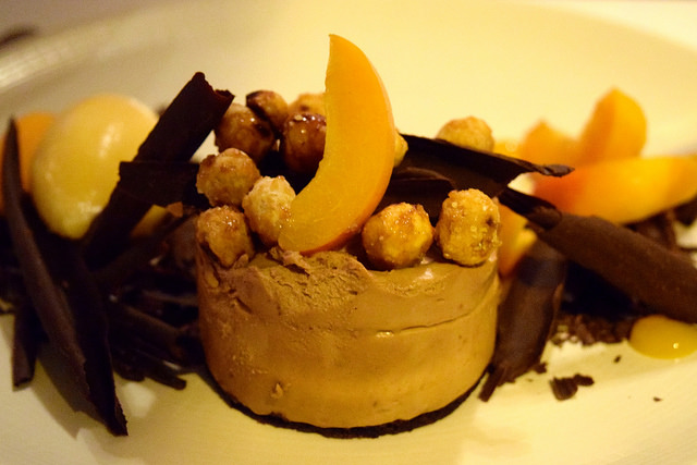Chocolate, Hazelnut & Apricot Mousse at The Gun, Docklands