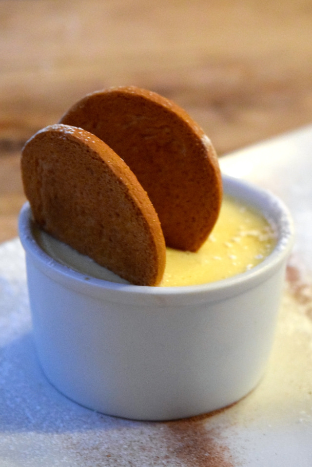 Lemon Posset with Ginger Biscuits at The George, Molash | www.rachelphipps.com @rachelphipps