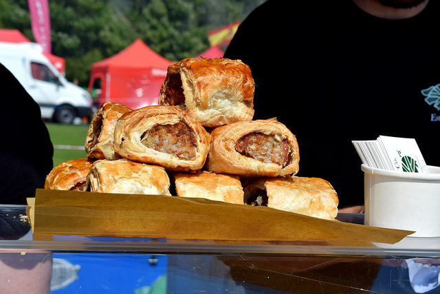 Pork & Co. Sausage Rolls at We Love Hythe Food Festival | www.rachelphipps.com @rachelphipps