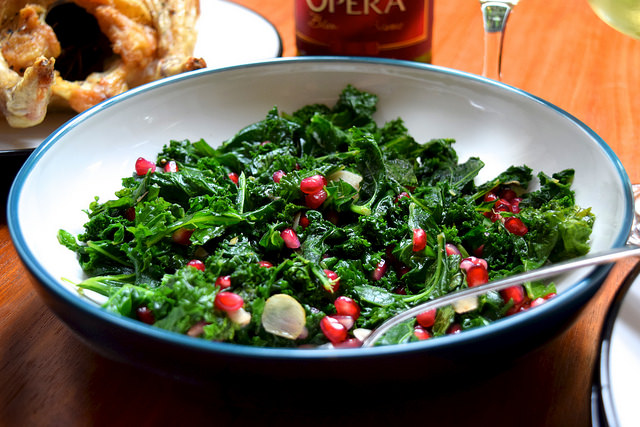 Majestic Spiced Kale & Pomegranate from Abel & Cole How To Eat Brilliantly Everyday | www.rachelphipps.com @rachelphipps