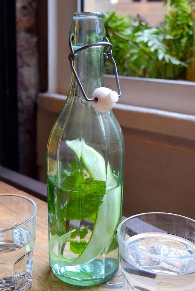 Infused Water at Evelyn's, Manchester | www.rachelphipps.com @rachelphipps