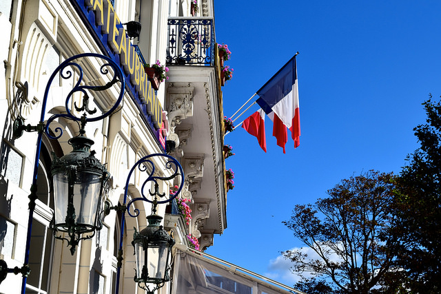 French Flags at St. Malo | www.rachelphipps.com @rachelphipps
