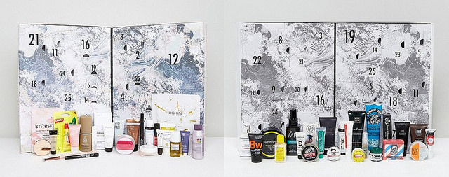 ASOS His & Her Beauty Advent Calendars 2017