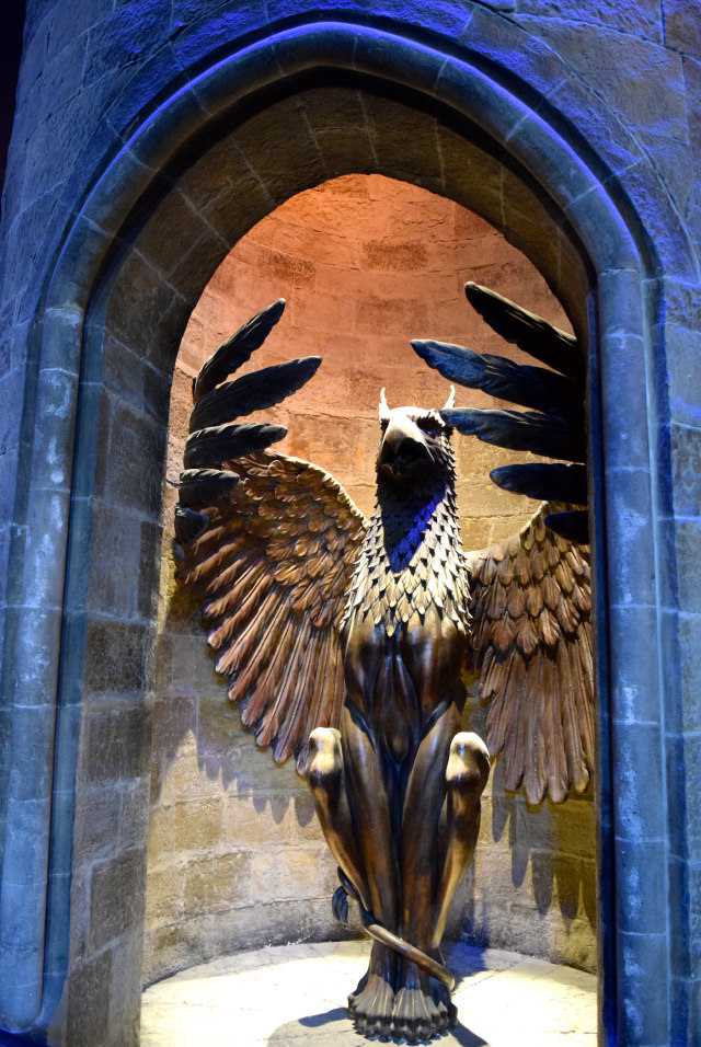 Entrance to Dumbledore's Office at the Harry Potter Studio Tour, London | #harrypotter www.rachelphipps.com @rachelphipps