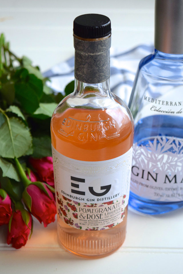 Edinburgh Gin Distillery Pomegranate & Rose Liqueur #ginandtonic #rose #pomegranate #gin #valentinesday