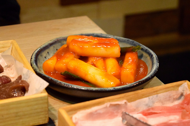 Spicy Rice Cakes at SuperStar Korean Barbecue