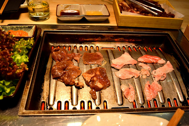 Marinated Beef and Pork at SuperStar Korean Barbecue