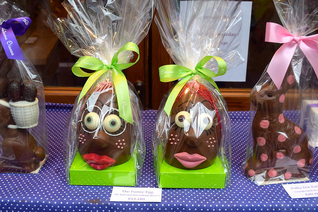 Funny Easter Eggs at Madame Oiseau, Canterbury #chocolate #canterbury