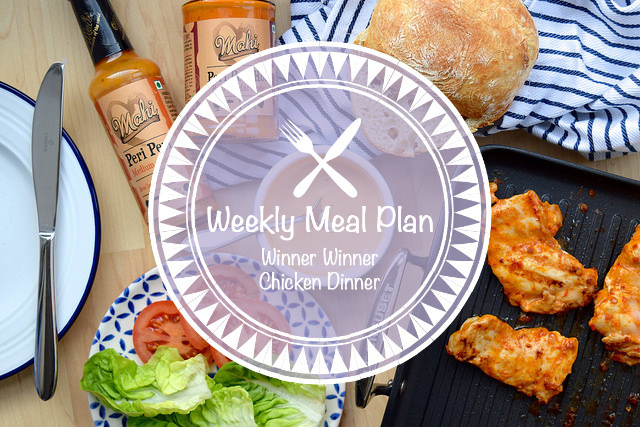 Weekly Meal Plan Winner Winner Chicken Dinner