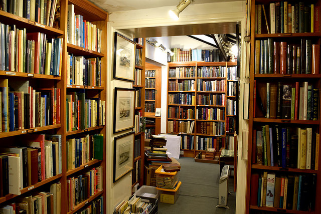 Stacked Shelves at The Chaucer Bookshop, Canterbury