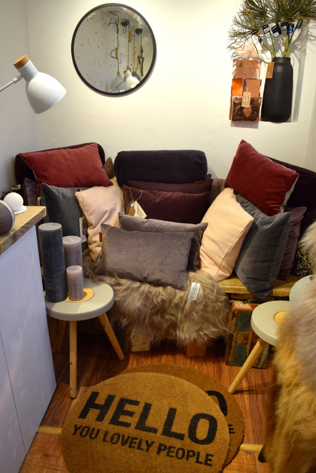 Cushions at The Living Lounge, Canterbury