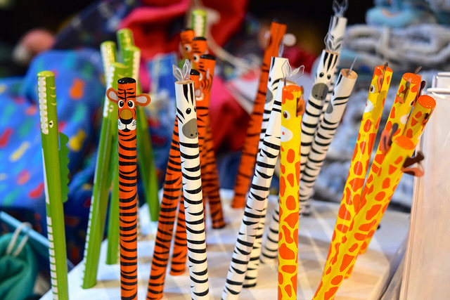 Animal Pencils at Wrapped!, Canterbury