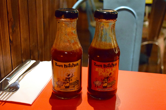 House Hot Sauces at Rum Kitchen, Notting Hill