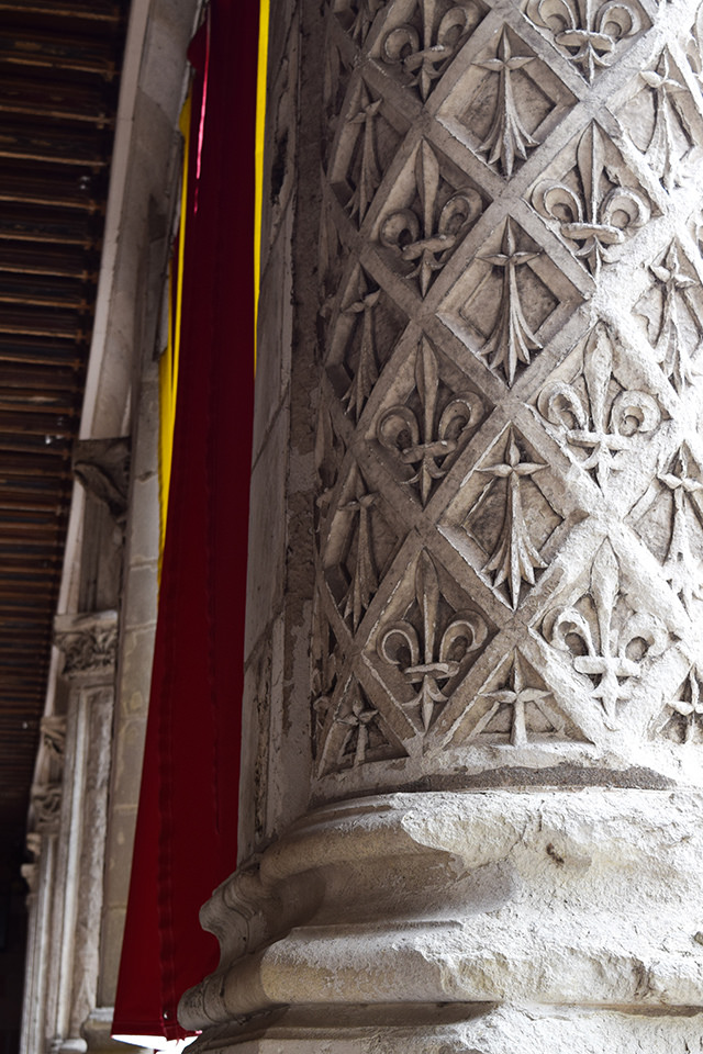 Detailed Columns at Château de Blois #loire #france #chateau #travel