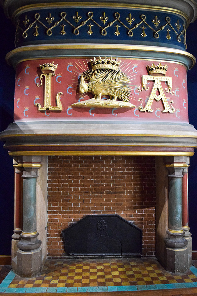 Royal Fireplace at Château de Blois #loire #france #chateau #travel
