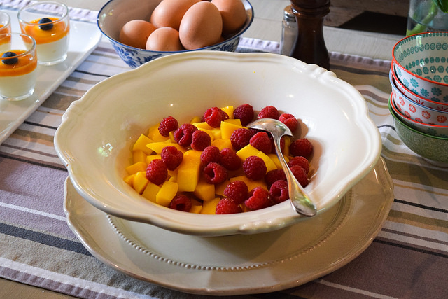 Fresh Fruit at Manoir de Malagorse, France #fruit #breakfast #hotel #travel #france