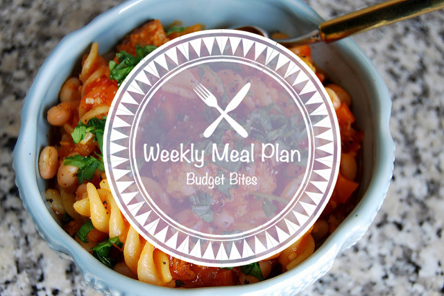 Weekly Meal Plan Budget Bites