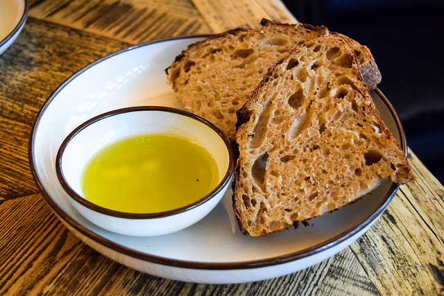 Bread and Oil at Hovarda, Soho #greek #turkish #london #soho #bread #oliveoil