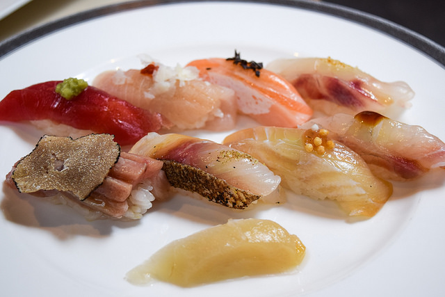 Omakae Eight Sushi Lunch at Yashin Ocean House, Kensington #sushi #london #kensington