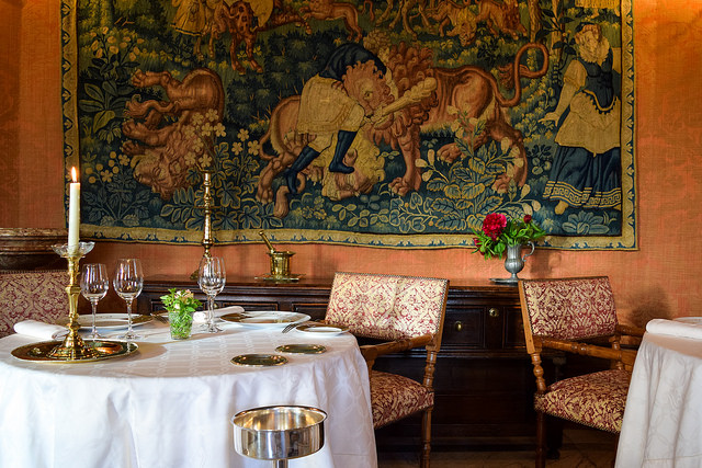 Dining Room at Chateau de la Treyne