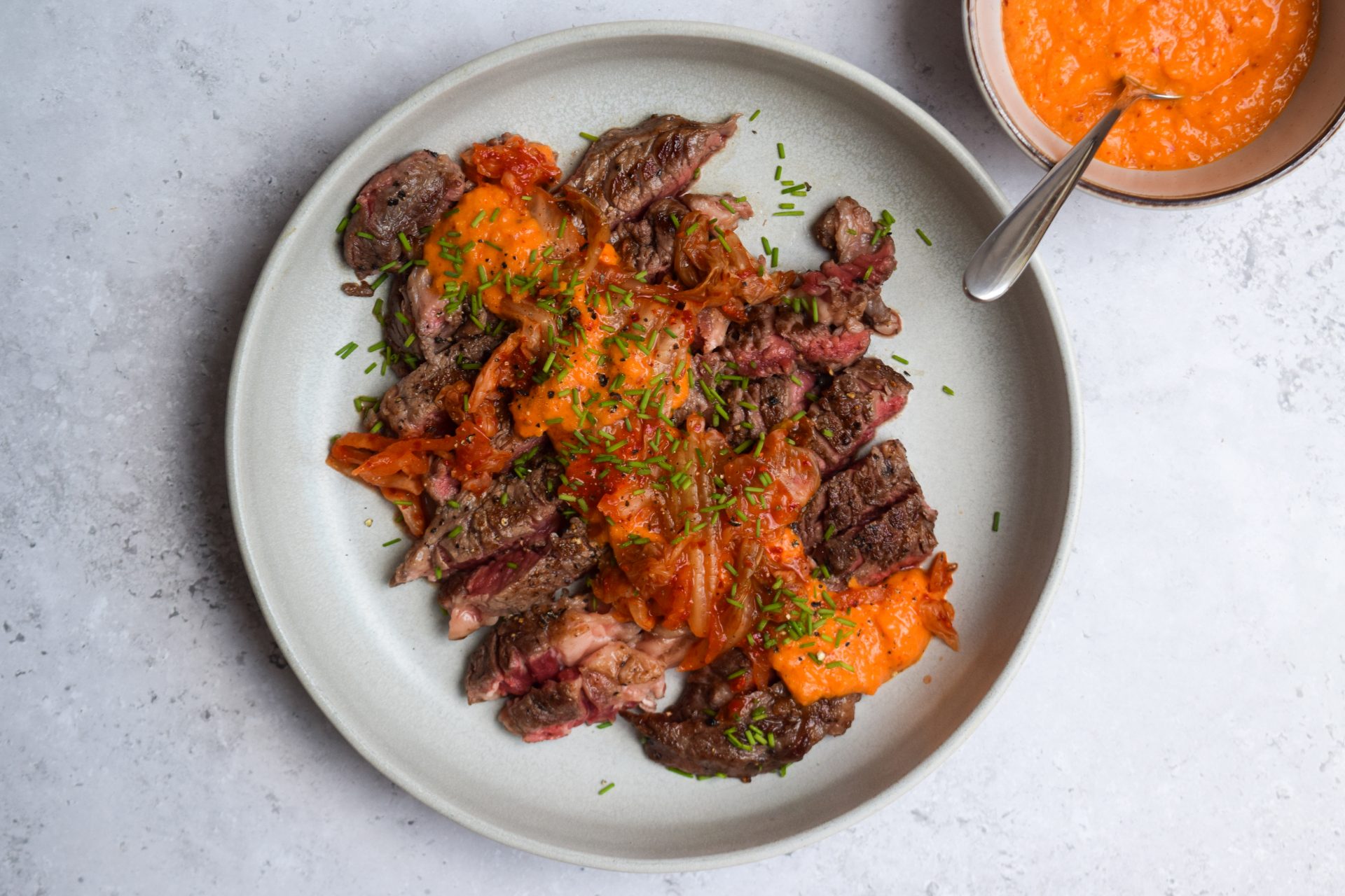 Steak with Kimchee (Kimchi) Sauce Rachel Phipps