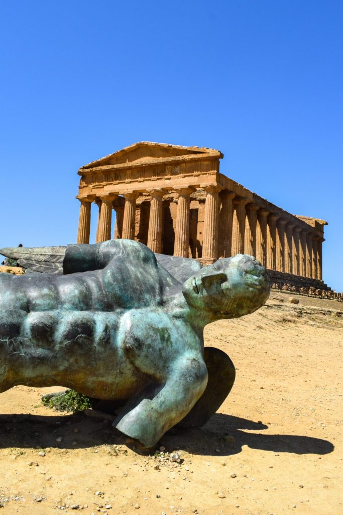 Statue of Icarus at Valley of the Temples