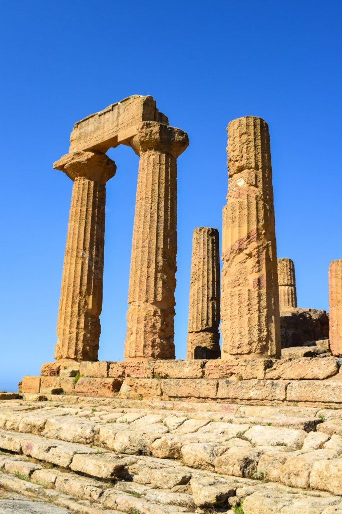 Columns at the Valley of the Temples