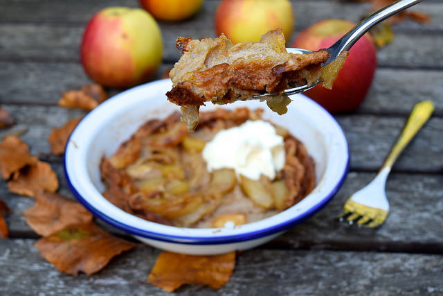 Recipe Caramelised Apple Cinnamon Dutch Baby Pancake Rachel Phipps