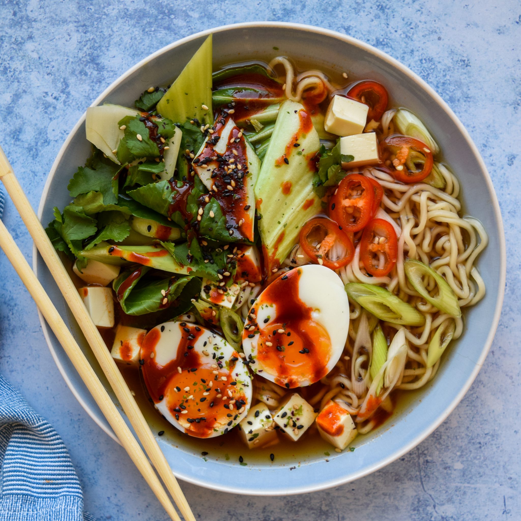 Slow Cooker Ramen with Egg & Tofu Rachel Phipps