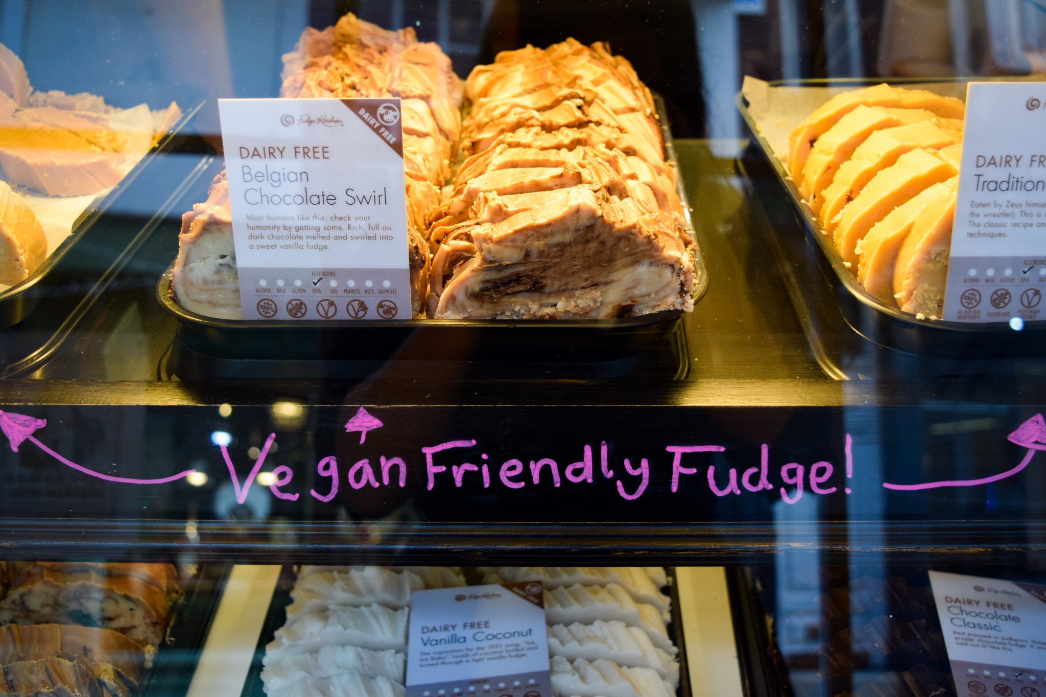 Making Vegan Christmas Speculoos Fudge at The Fudge Kitchen, Canterbury