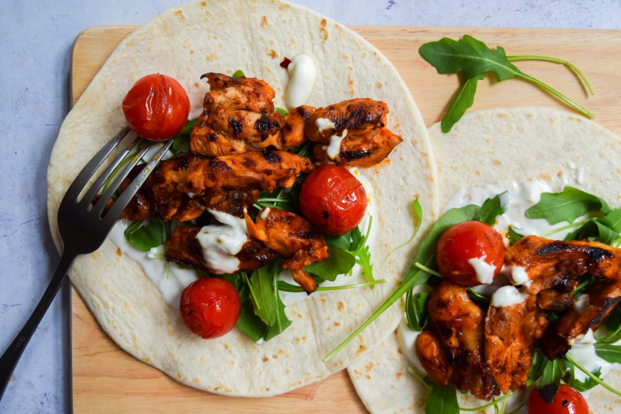 Recipe Hot Sauce Chicken Wraps Rachel Phipps