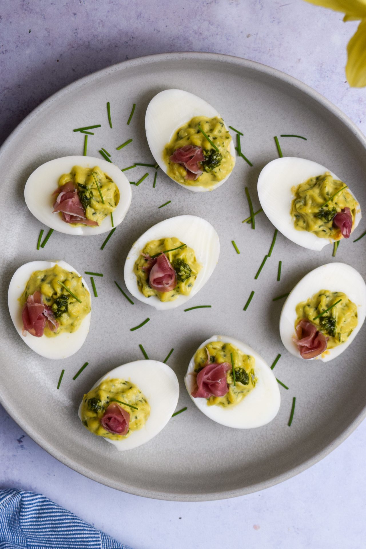 Recipe Green Eggs & Ham Devilled Eggs Rachel Phipps