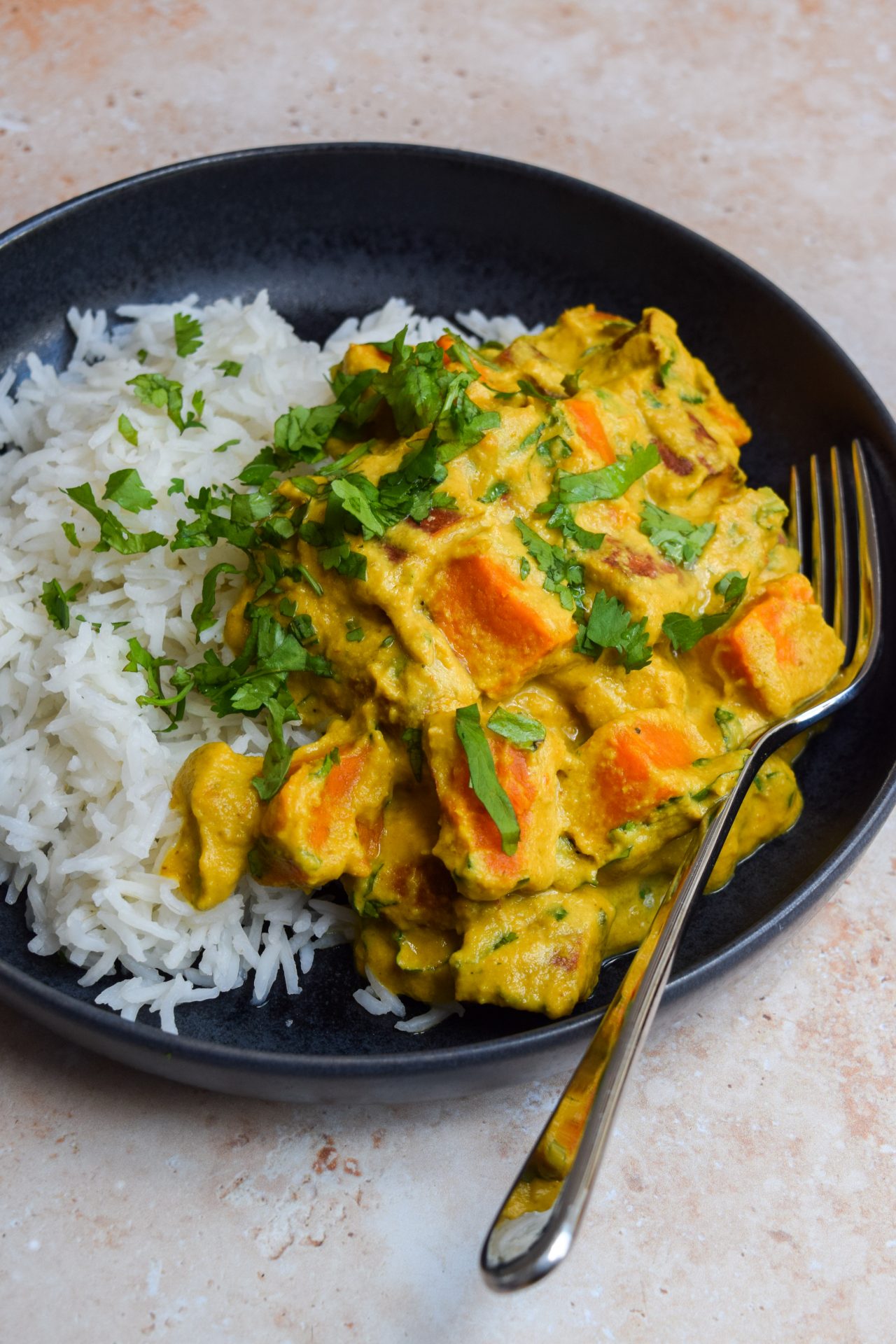 Easy Sweet Potato Korma Vegan Rachel Phipps