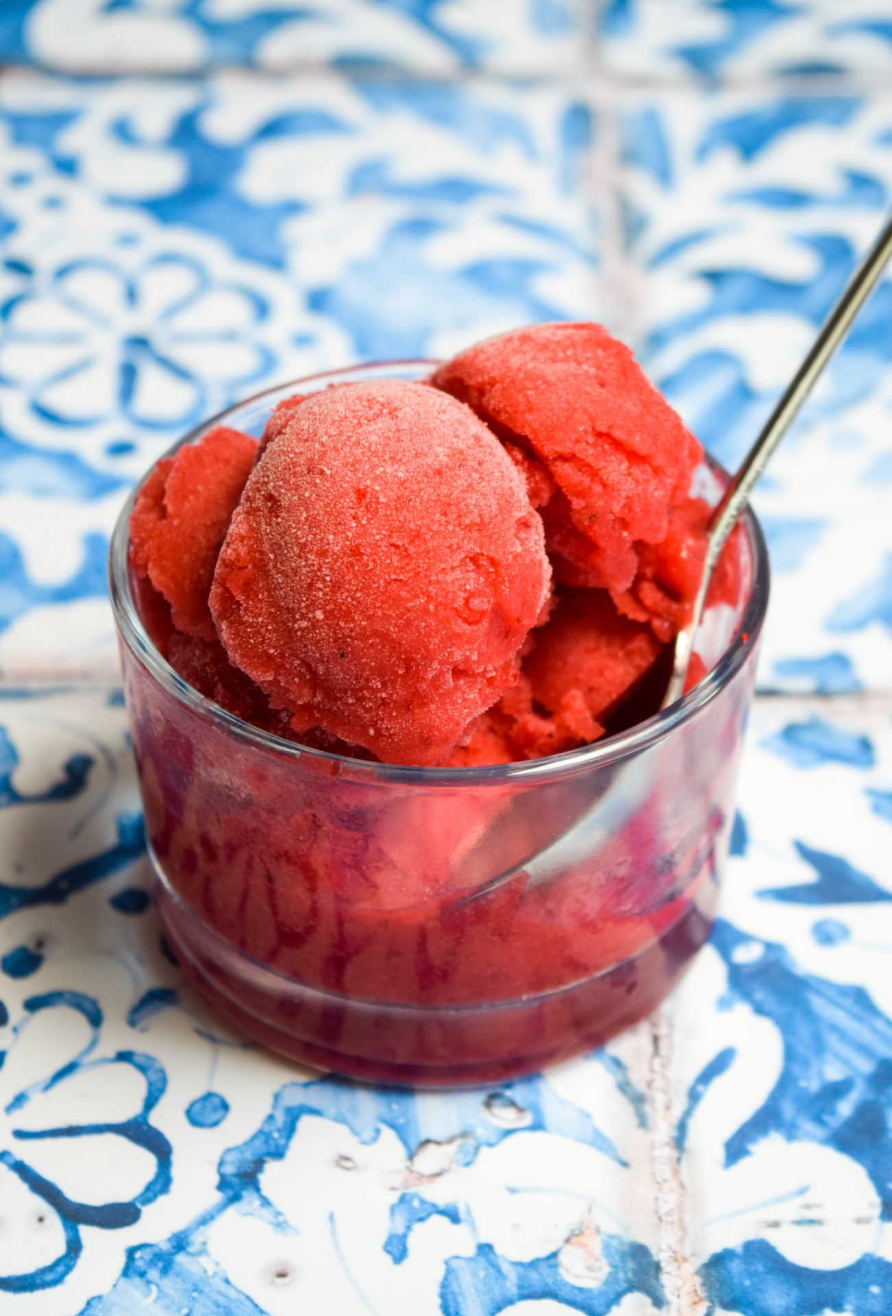 Fresh Strawberry Sorbet Rachel Phipps