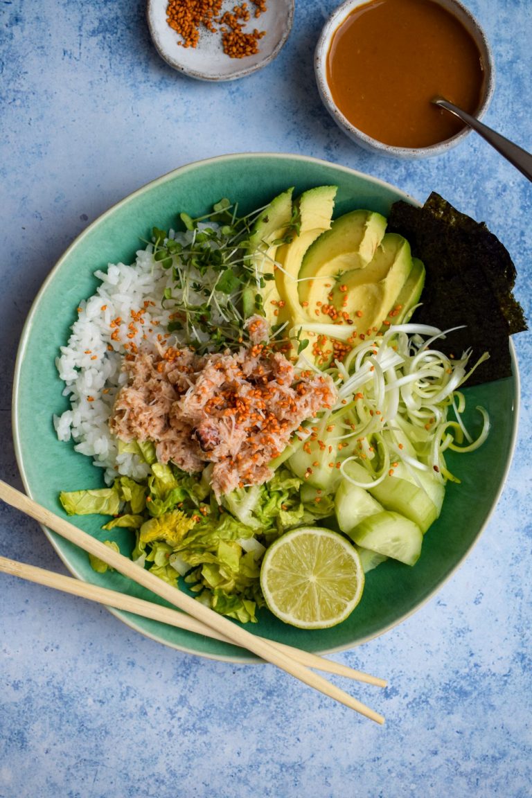California Roll Bowls with Fresh Crab Rachel Phipps