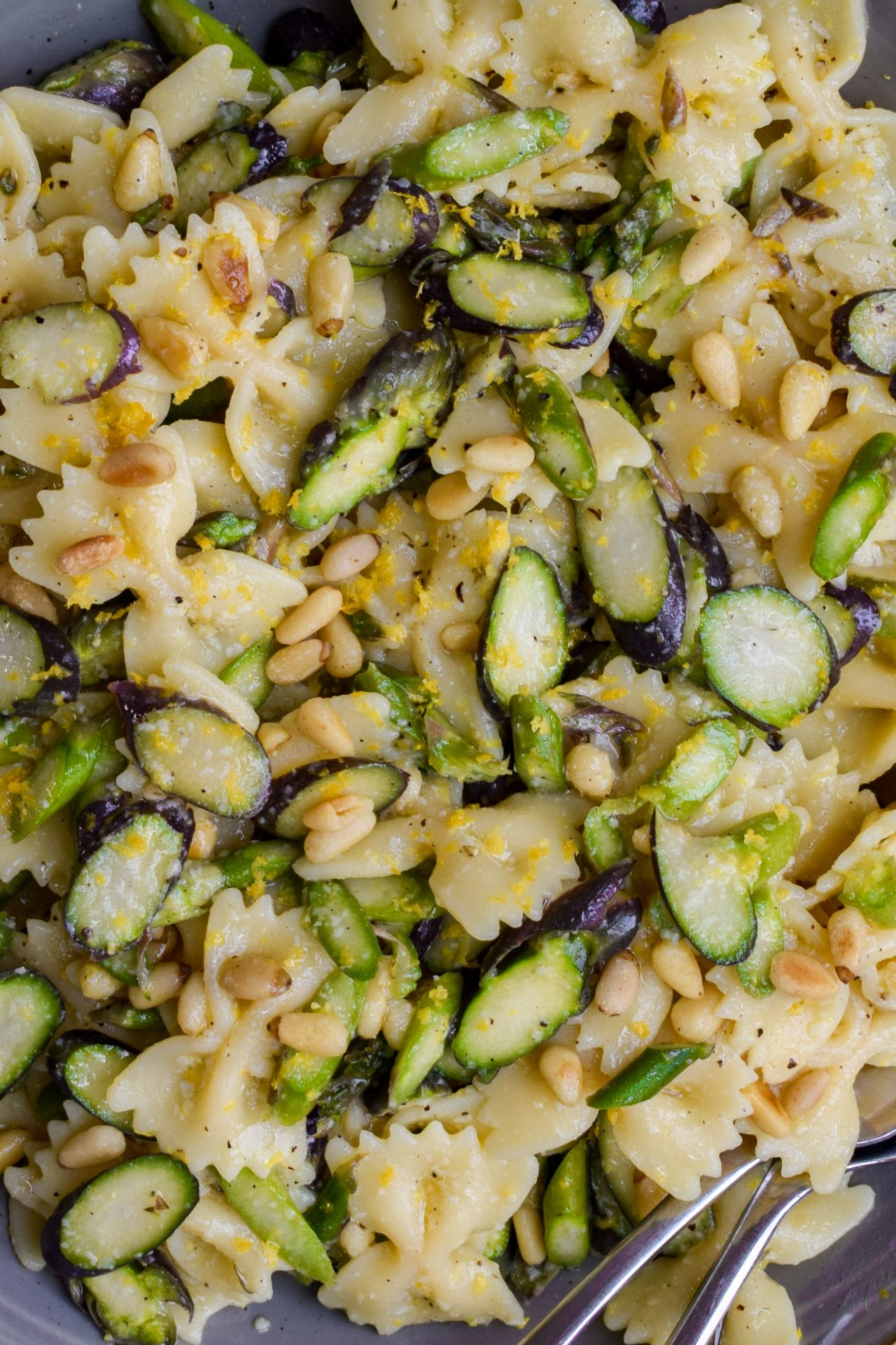 Shaved Asparagus Pasta Salad Rachel Phipps