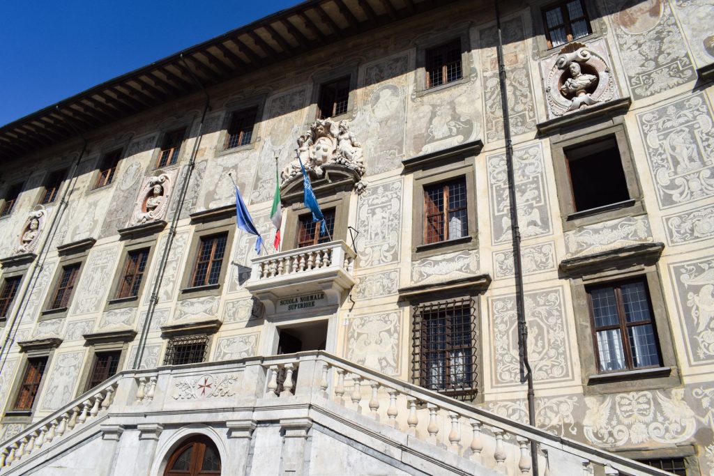 Details of civic buildings in Pisa
