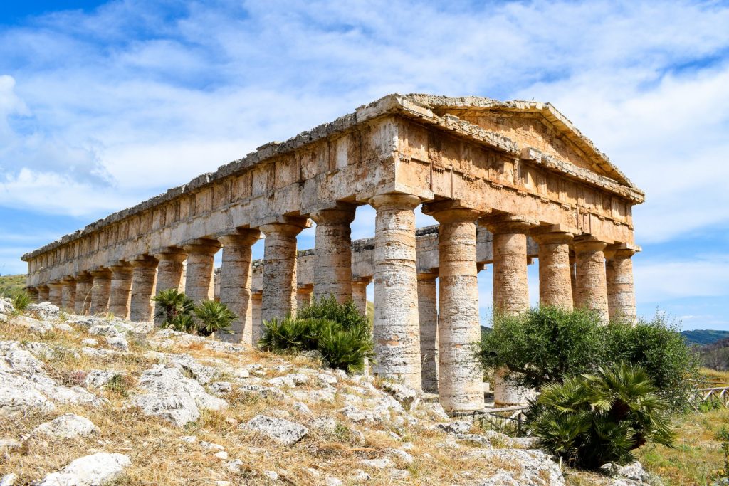 Unfinished temple at Segesta Archaeological Park