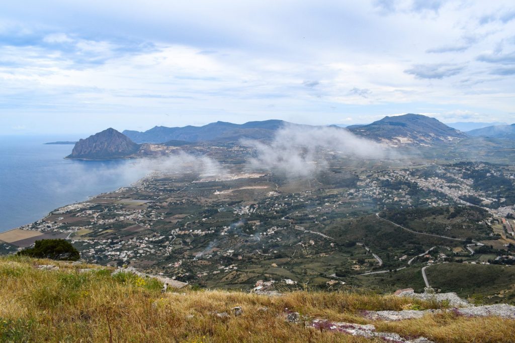 View of the sea from Erice