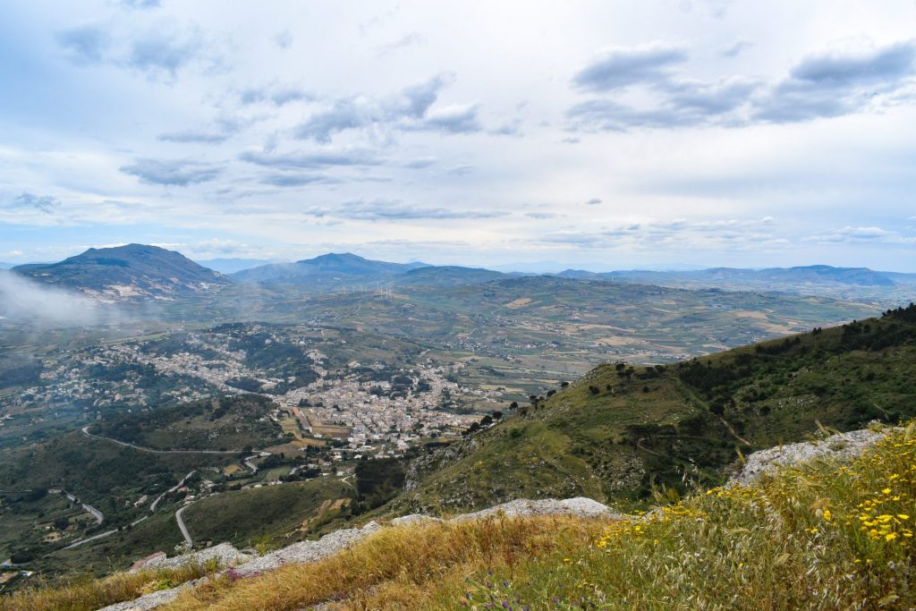 Mountain view from Erice, Sicily